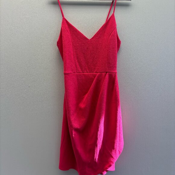 LULUS PINK MINI DRESS - Picture 1 of 3